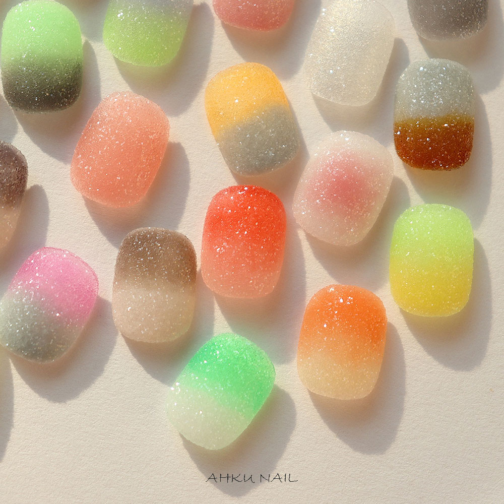[설탕젤리터]네일글리터 : 아쿠네일 AHKU NAIL