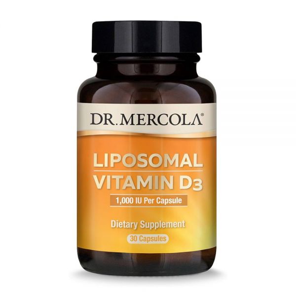 Dr. Mercola 닥터 머콜라 리포솜 비타민 D 1000 IU 30 캡슐 : 둥굴샾