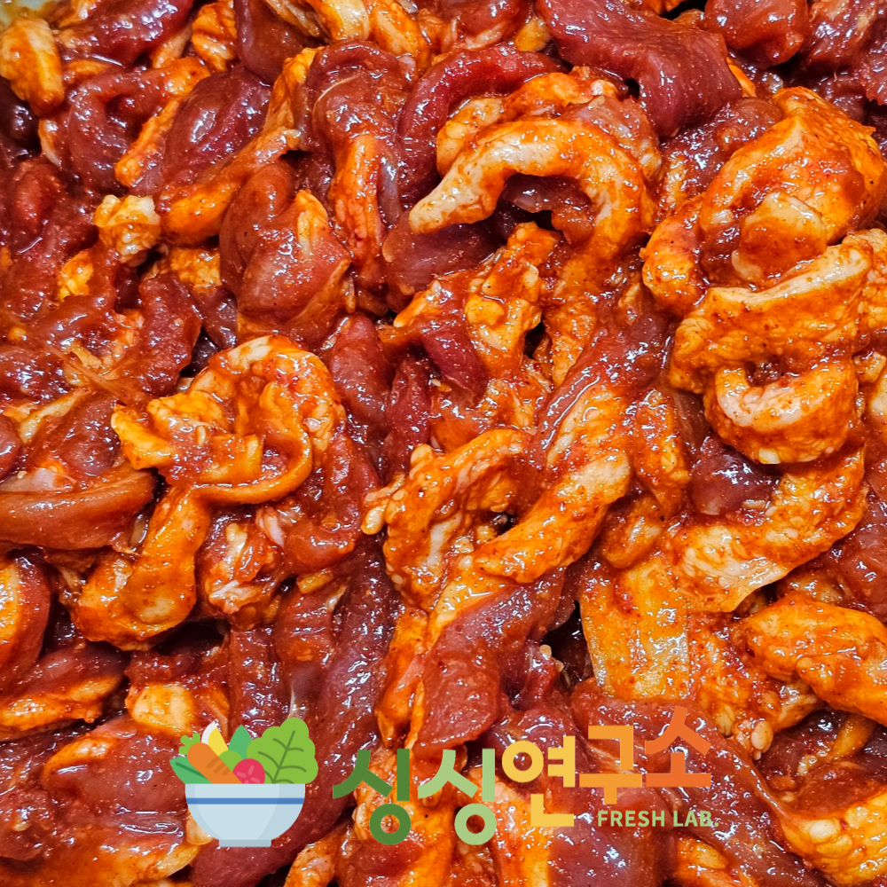 무항생제 유황오리 오리주물럭 불고기 1kg : 싱싱 연구소