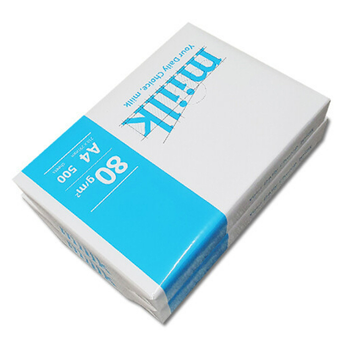 밀크 A4용지 1000매 복사용지 80g : 케이제이하우스