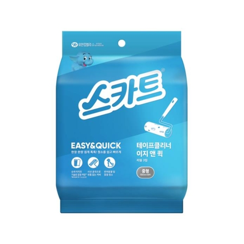 스카트 테이프클리너 이지앤퀵 중형 리필 3개입 1개 : 스마트바잉