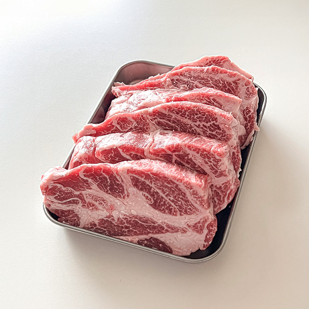 이베리코블랙 꽃목살 황제살 항정살 갈비살 플루마 살치살 갈매기살 300g : 헬로미트