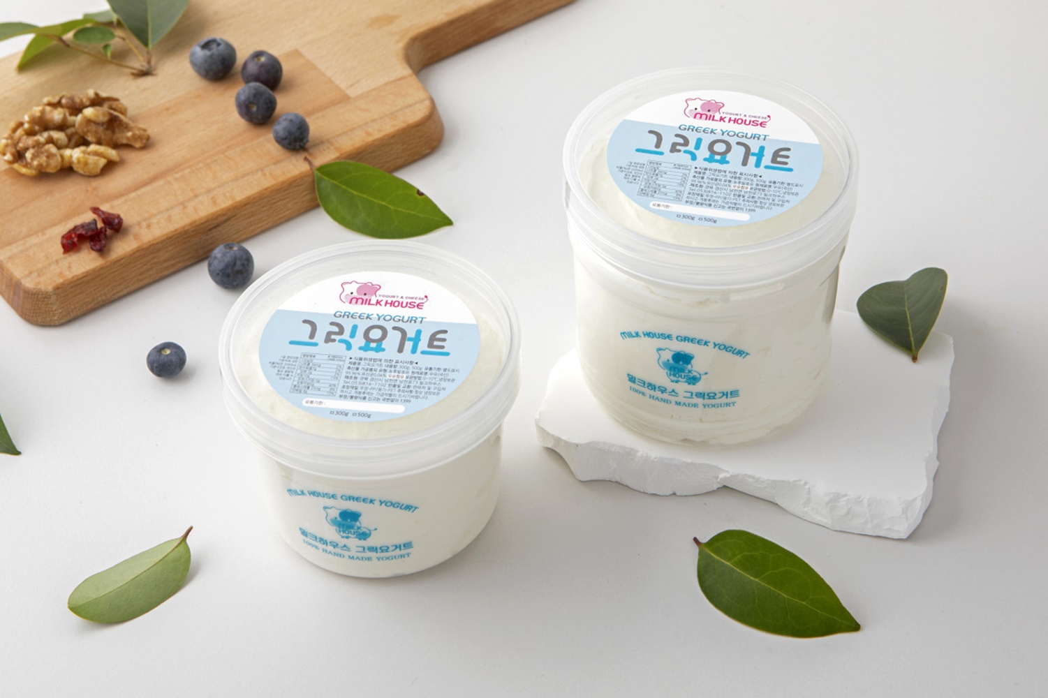 밀크하우스경산 목장 수제 무가당 그릭요거트 100g 300g 500g : 밀크하우스경산