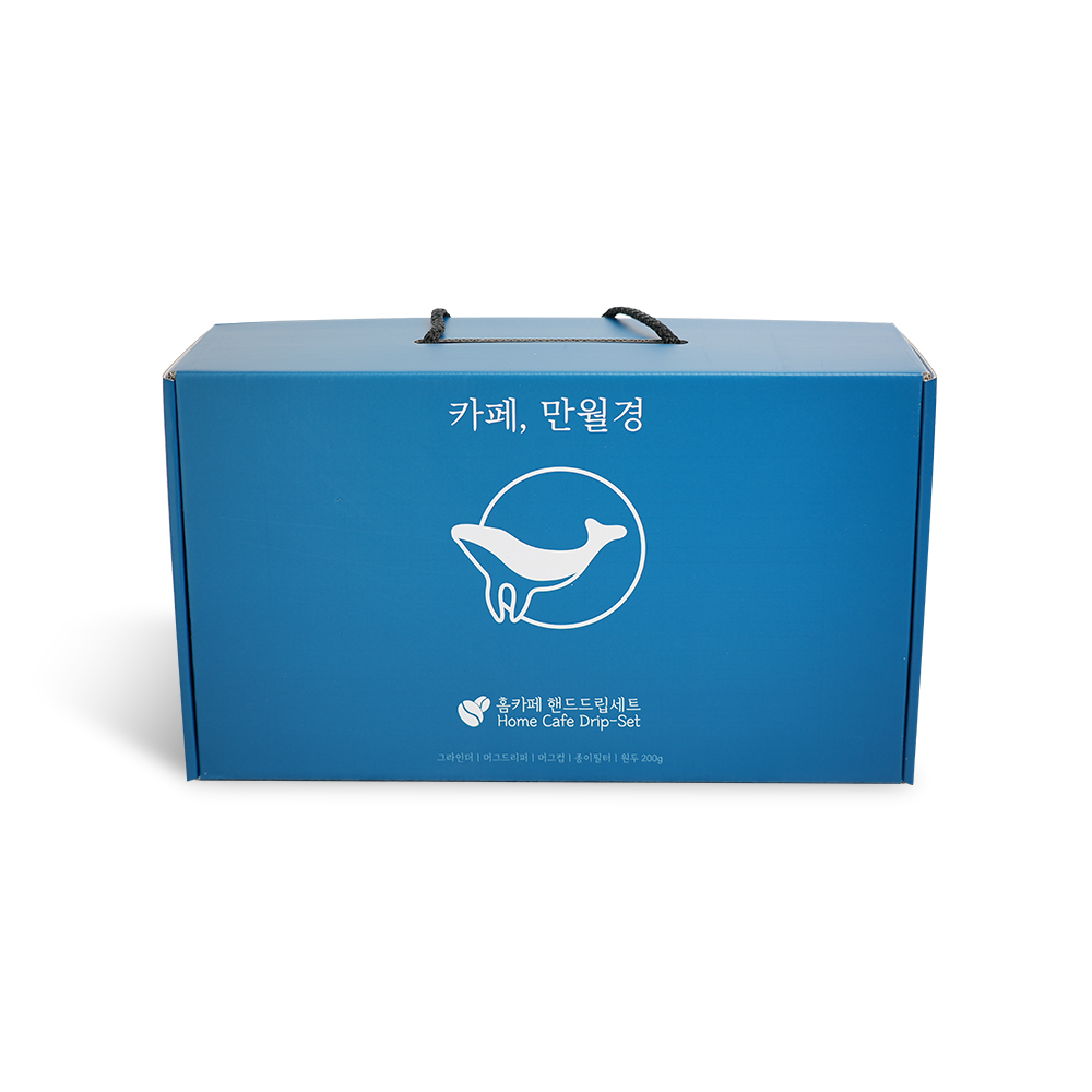 만월경 홈카페 선물용 가정용 원두커피 도자기 드리퍼 핸드드립 선물세트 : 카페 만월경