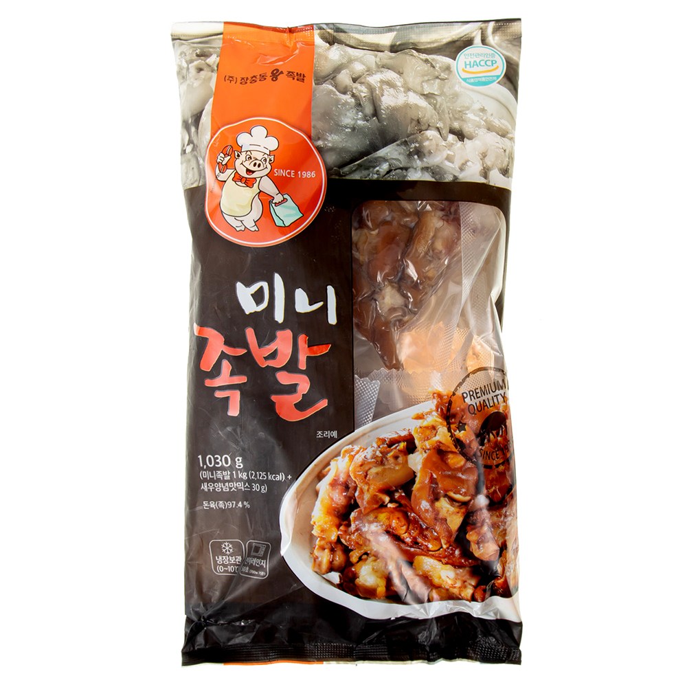 장충동 미니족발 1kg (250gx4EA) : 장충동왕족발 공식스토어