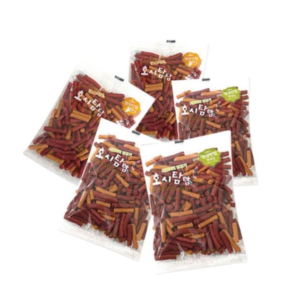 강아지 져키 치즈버거 100g 5P 애견 간식 저키 스낵 : 튜블리네