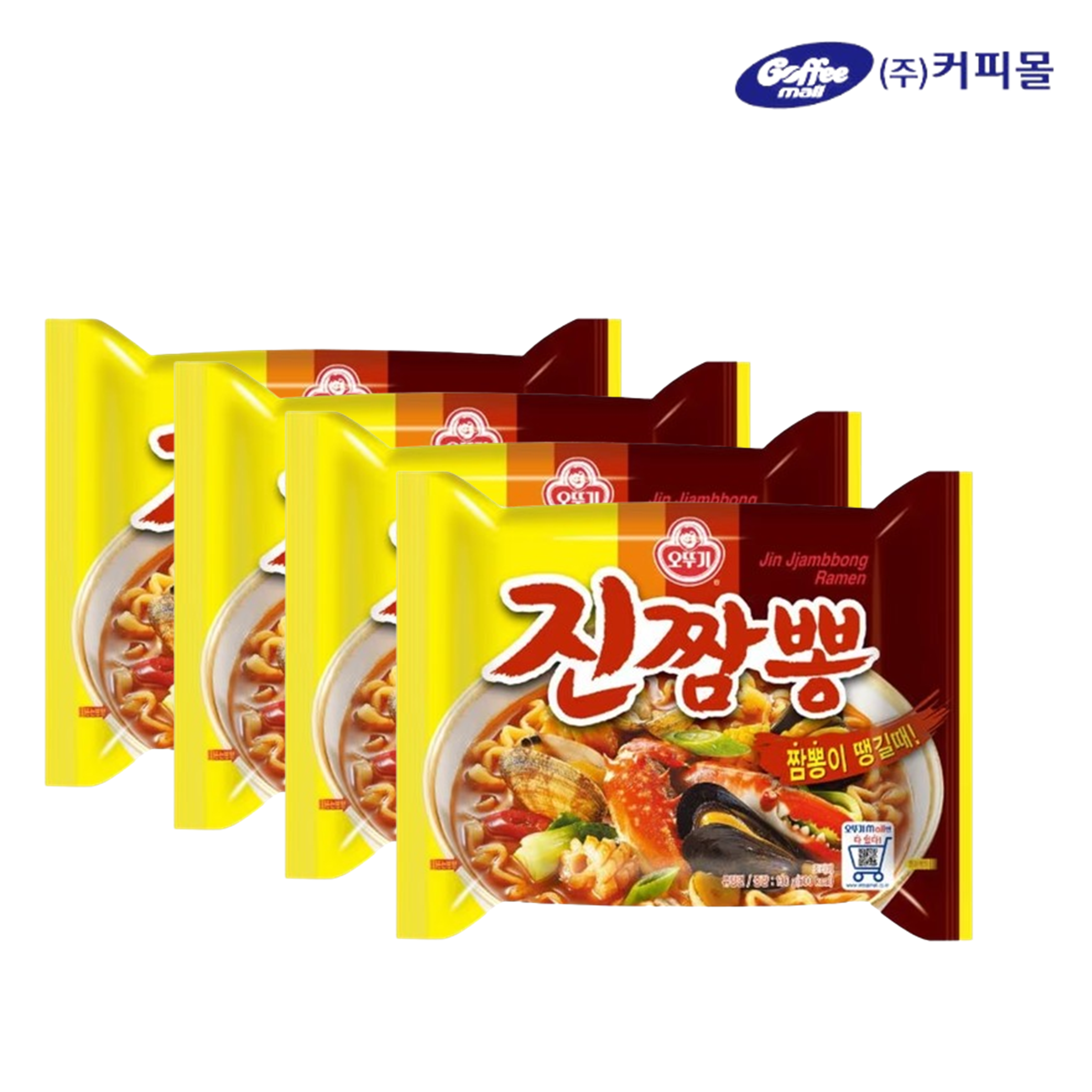 오뚜기 진짬뽕 x 4봉 외 13종 짬뽕 매운라면 봉지라면 : 커피몰