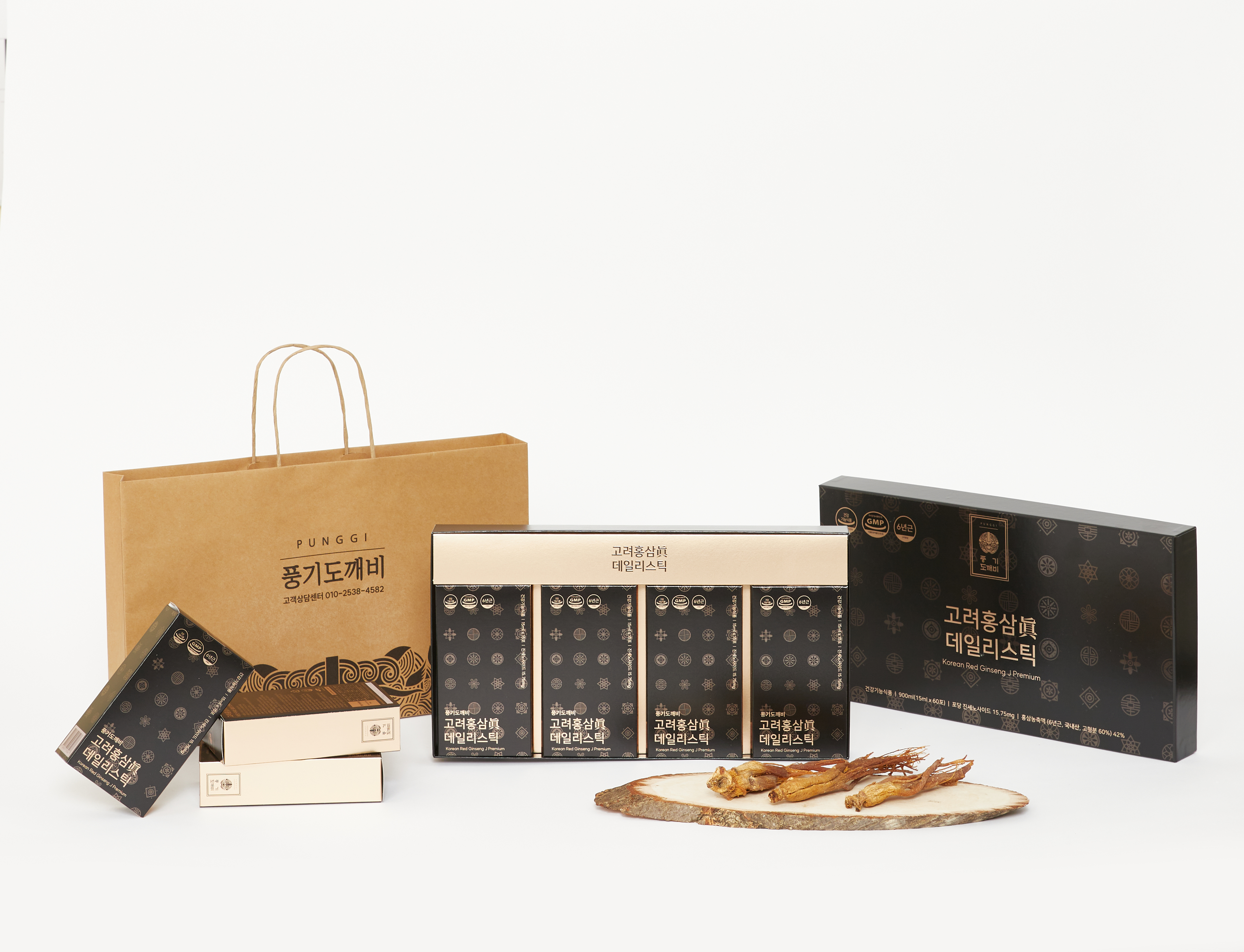 진세노사이드 무려 15.75mg 고려홍삼진 6년근 데일리스틱 기획 모음전 : 풍기마켓