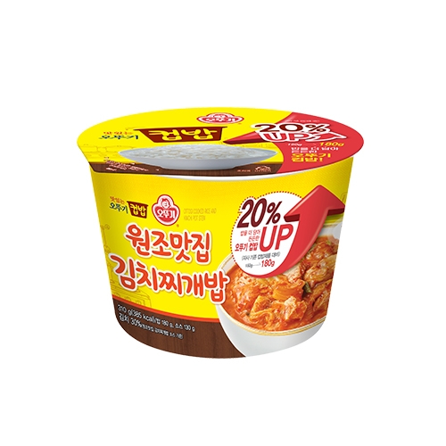 오뚜기컵밥 원조맛집 김치찌개밥 310G 12개 간편식 자취음식 : 갓뚜기몰