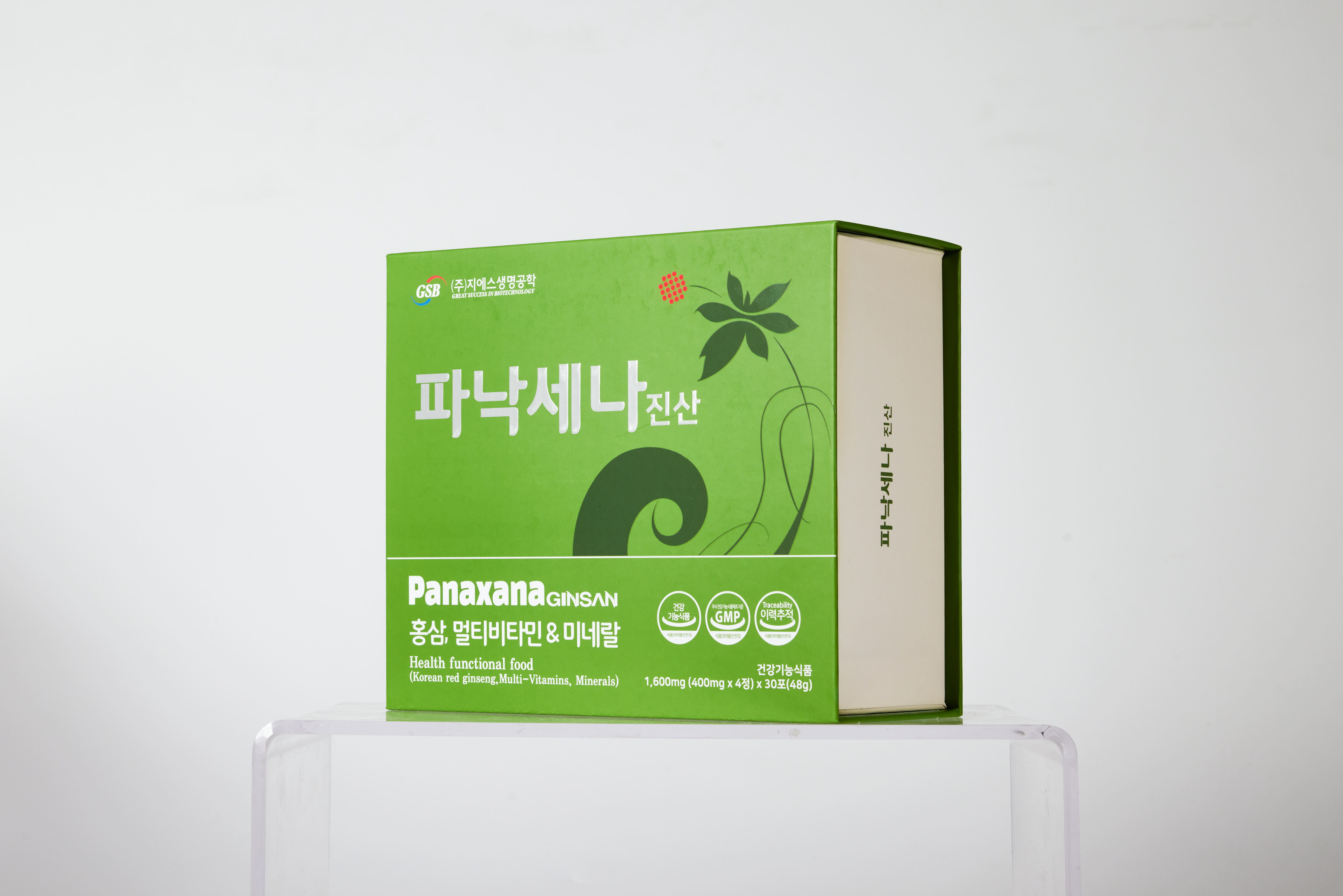 파낙세나 진산 프리미엄 면역 건강기능식품 홍삼외 기능성원료10종 부원료GBS인삼추출물 함유 멀티비타민 수험생 피로개선 부모님면역... 