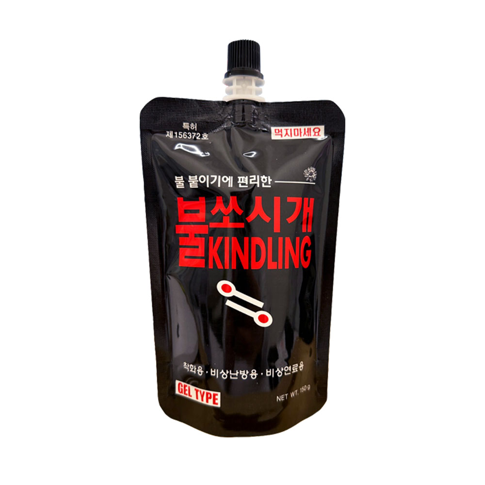불쏘시개 착화제-50g(1장) 불붙이기 장작착화제 젤타입 파이어겔 : 고려상사