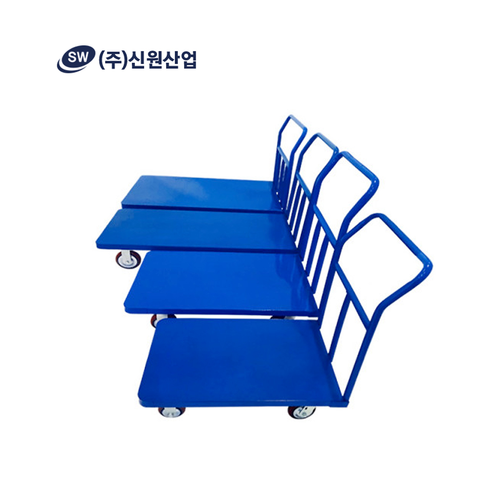 핸드카트 신원산업 짐수레 철대차-대형 운반카 대용량 : 범일상사