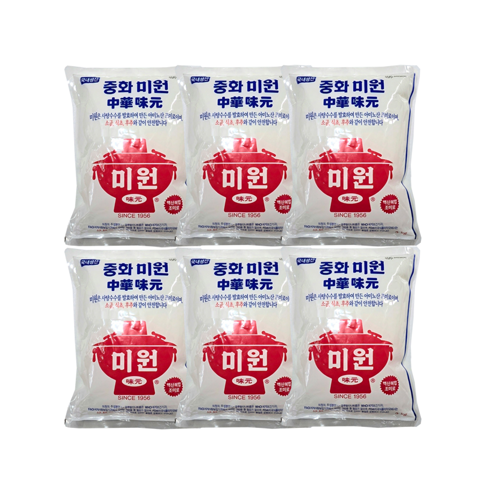 대상 청정원 중화미원 2kgX6개 1박스 : SF푸드몰