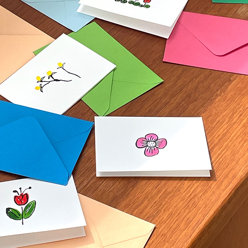 [POSTCARD] Petite Fleur card_Rosage (쁘띠 플레르 카드_로사쥬) : 아뜰리에 에트르
