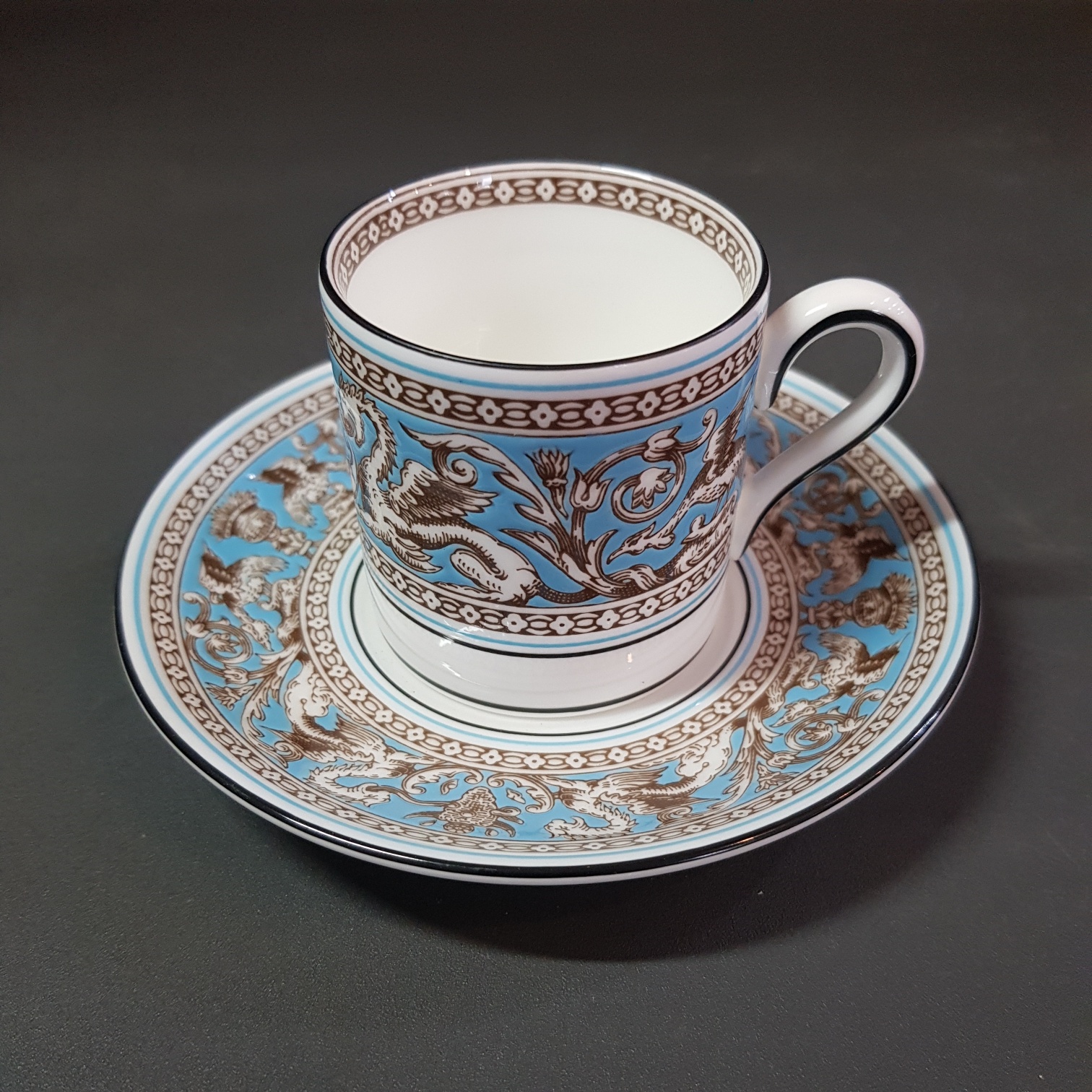 wedgwood 플로렌틴 터콰즈 데미타세 : RH앤틱