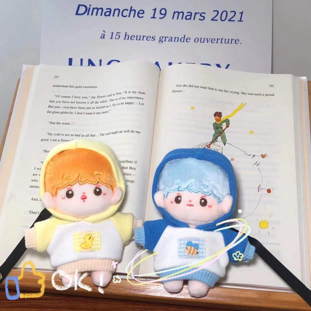 10CM인형옷 모루인형만들기 【10CM 옷】면 스웨터 ZOO 패치 시리즈 : Hongga-홍가네