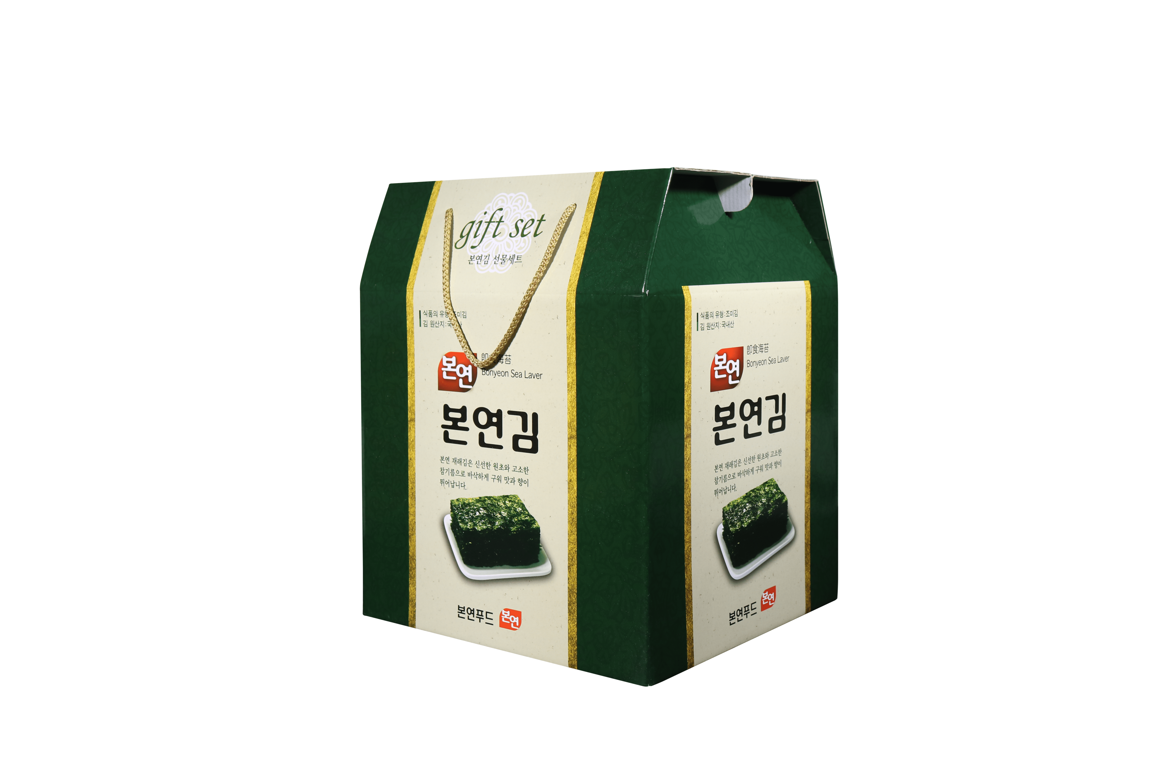 HACCP 본연 김 도시락김 4.5g, 재래김 25g 전장김 선물세트 : 본연 김