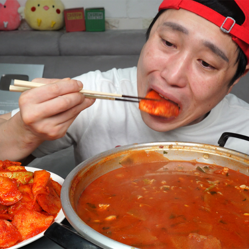 면상호김치 더매운 섞박지 3KG 무김치 : 유튜버면상호의 맛있는 세상