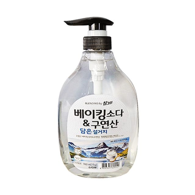 참그린 세제 주방 베이킹소다 구연산 다목적 펌프 담은설거지 1kg 용품 : 굿맨컴퍼니