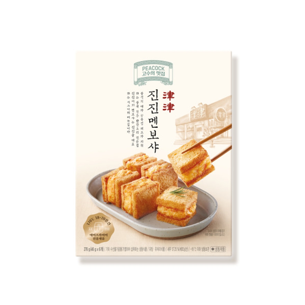 피코크 스낵 진진 멘보샤 276g X 3개 : borabest