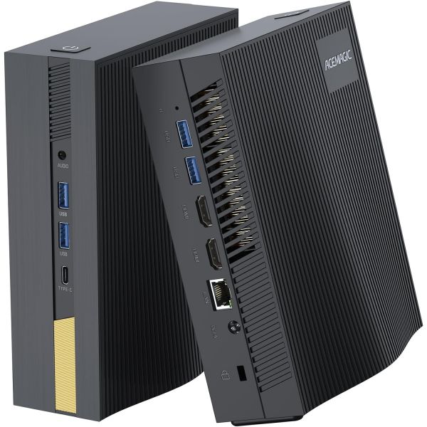 미니 PC 인텔 코어 11500B 비트 i7 11390H 16GB DDR4 512GB NVME SSD 컴퓨터, 소형 데스크탑 타워 게이밍 지원 WiFi6/BT5.2/타입 C/HDM... 
