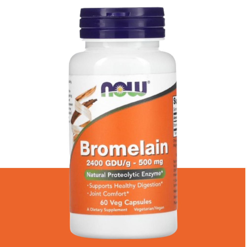 나우푸드 브로멜라인 브로멜라민 Bromelain 500mg 60 식물성 캡슐 : 사자  스토어