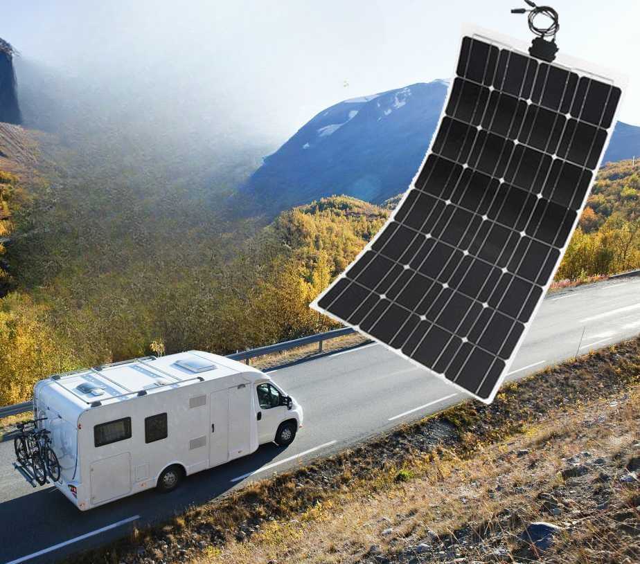 플렉시블 태양광 패널 가정 캠핑 태양열 솔라 모듈 250w 1500x670mm : 비앙인터네셔널