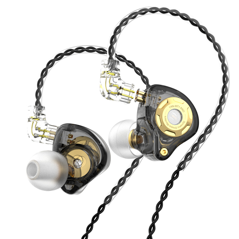 TRN MT1 PRO 인이어 유선 이어폰 3.5mm 블랙 마이크없음 : 비아컴퍼니