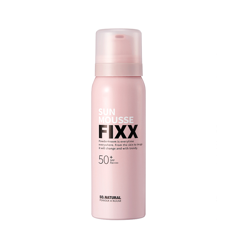 쏘내추럴 초밀착 픽싱 글로이 무스 선픽서 선크림 75ml SPF 50+ PA++++ : 쏘내추럴