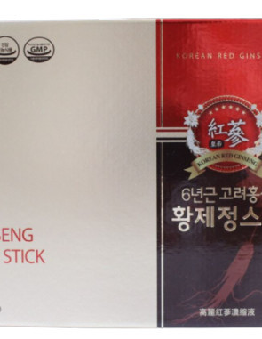 한국삼 6년근 고려홍삼 황제정스틱 15g x 30포 하루한포 계피 감초 : 마켓전자