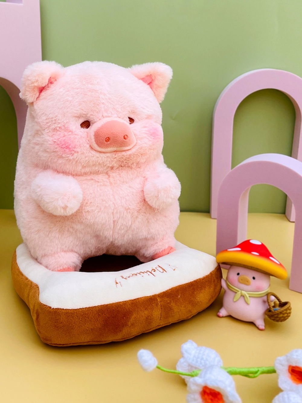 루루 돼지인형 핑크 아기돼지 미니 애착인형 선물 : 상하이스토어.