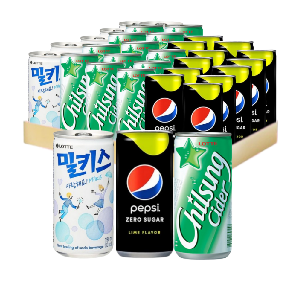 펩시제로 콜라 라임 190ml 30캔 미니 캔음료 음료수 : 제이비티케이