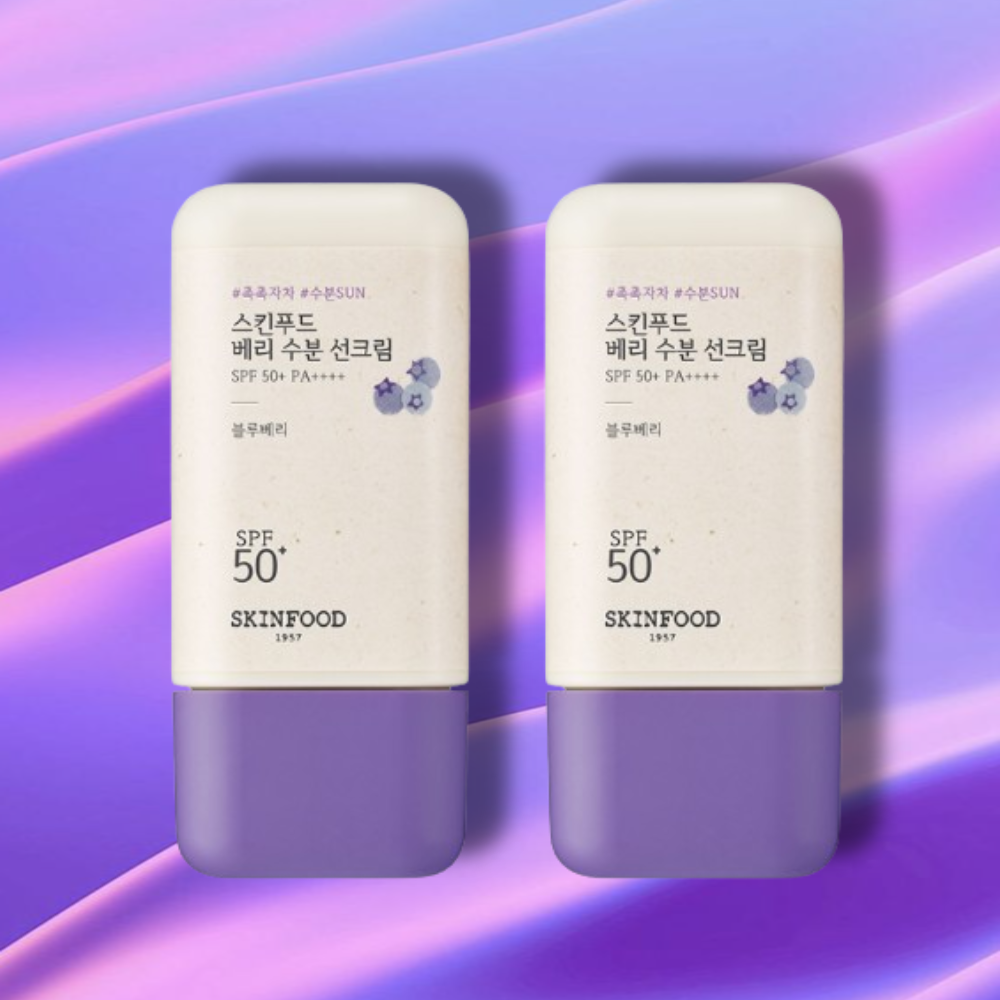 1+1 스킨푸드블루베리선크림 올리브영 베리수분 썬크림 50ml : 123상점