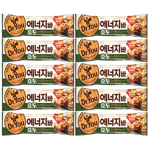 오리온 닥터유 에너지바 호두 40g 10개 : e다올샵