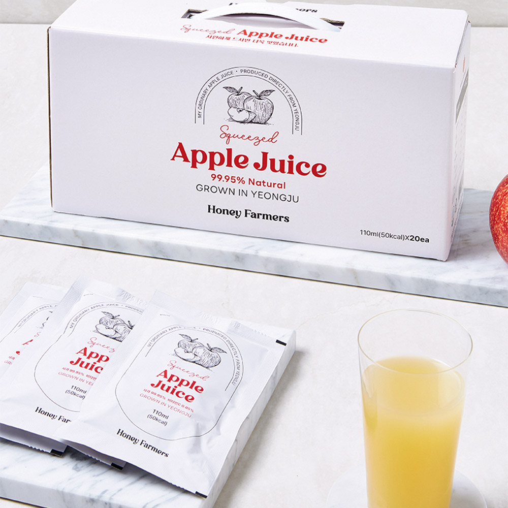 허니파머스 NFC 착즙 무설탕 생사과즙 20포 : HoneyFarmers