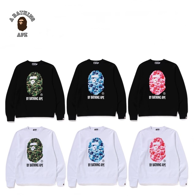 베이프 ABC 카모 오가닉 코튼 크루넥 스웻셔츠 ABC CAMO BY BATHING APE ORGANIC COTTON CREWNECK SWEATSHIRT : 파레트도쿄
