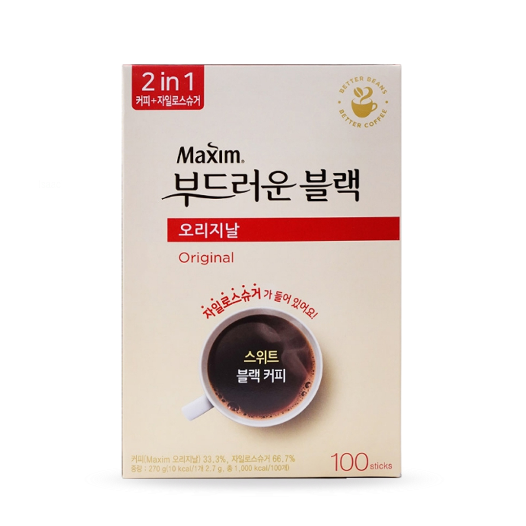 동서식품 맥심 부드러운 블랙 오리지날 100T : 이삭상회