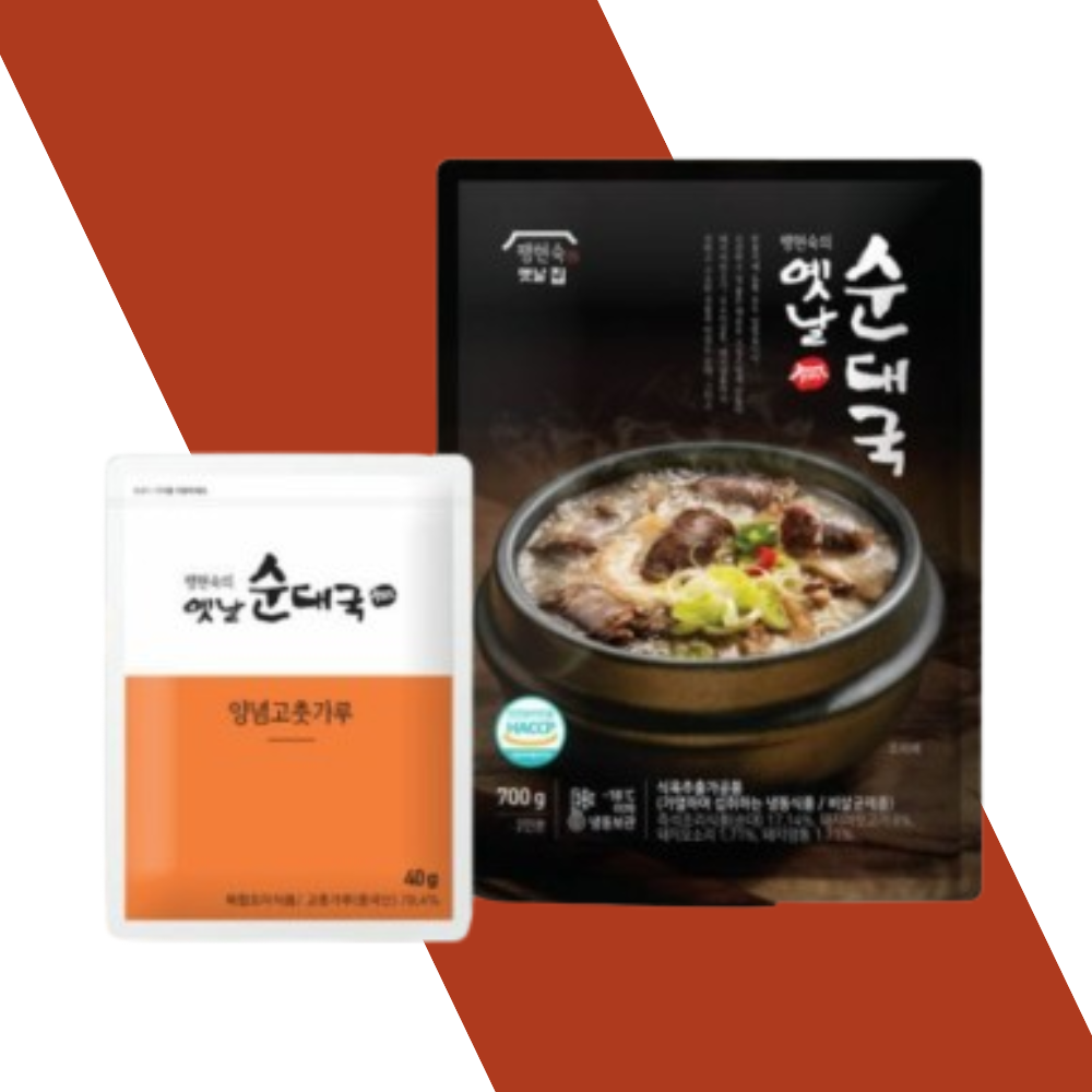 팽현숙의 옛날순대국 6팩 (12인분)+양념고춧가루 1팩 : 79MALL