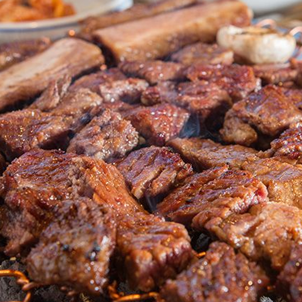 (27.28새벽배송)마장동시장 국내산 양념 돼지갈비 수제 숙성 제주왕구이 1.7Kg : 허우적 장보기