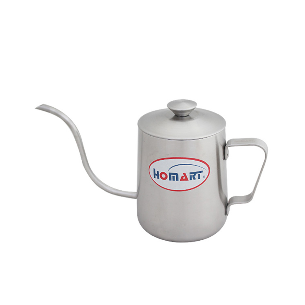 홈아트 뉴 드립포트(실버무광) 0.35L / 카페 스텐컵 아메리카노 전용잔 : 업소용주방용품전문 도담주방
