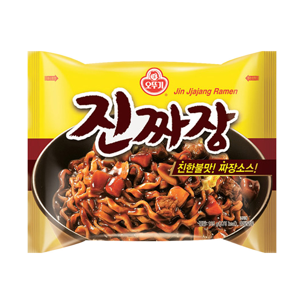 봉지라면 오뚜기 진짜장, 135g, 1개 : 존맛천국