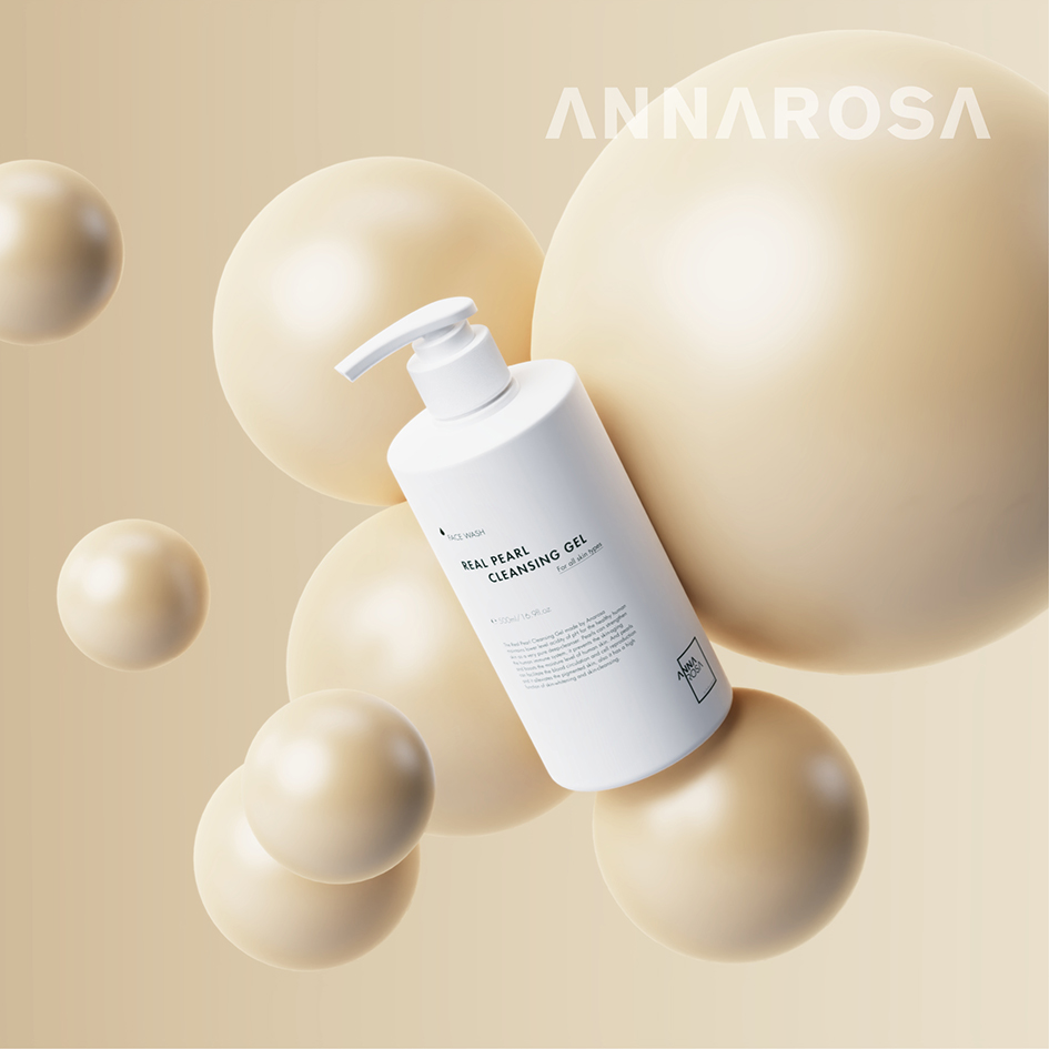 안나로자 리얼 펄 클렌징 젤 500ml : 여배우스킨 인피니블랑