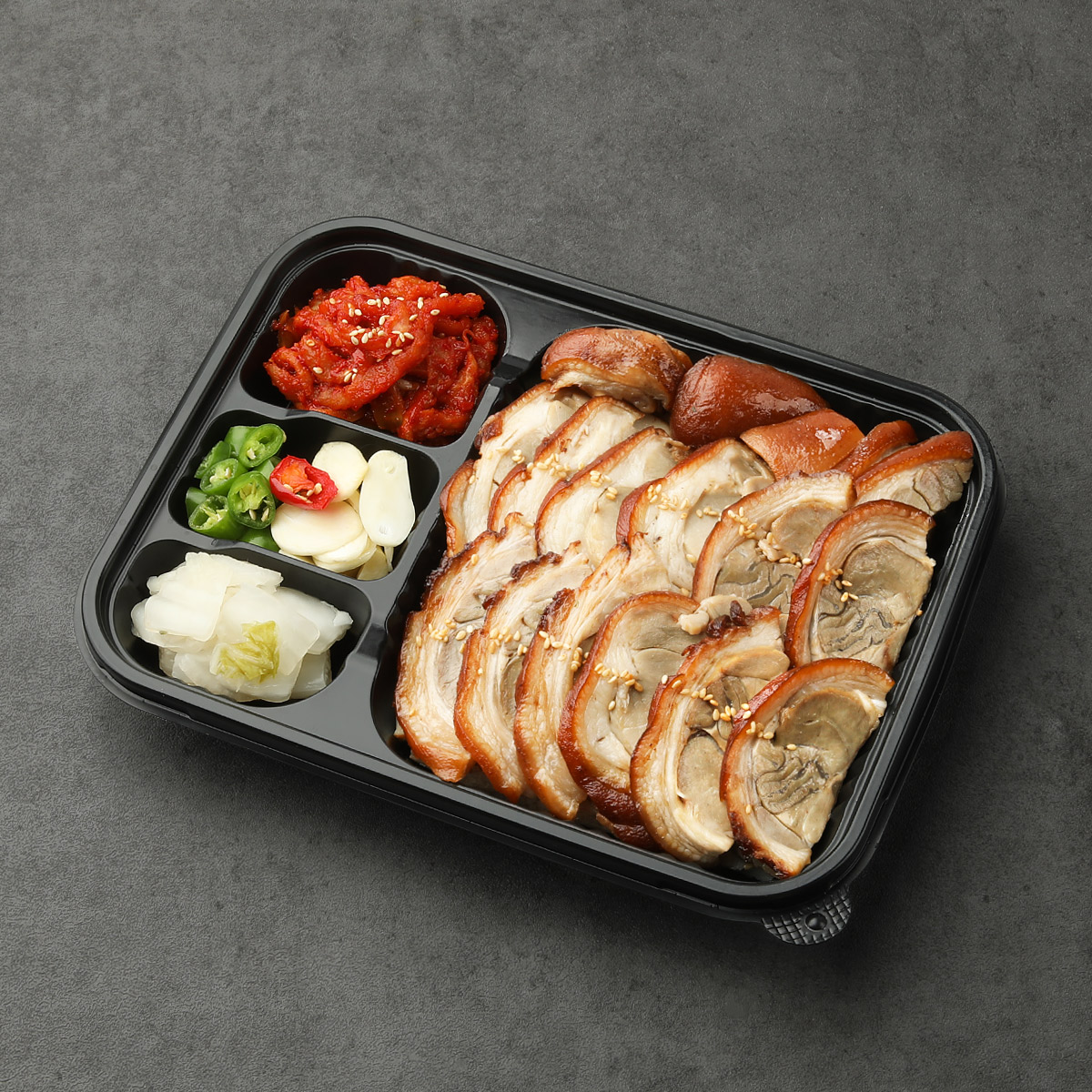 SDP-4칸도시락 / 200개(세트) 족발 보쌈 도시락 포장용기 : 대성팩