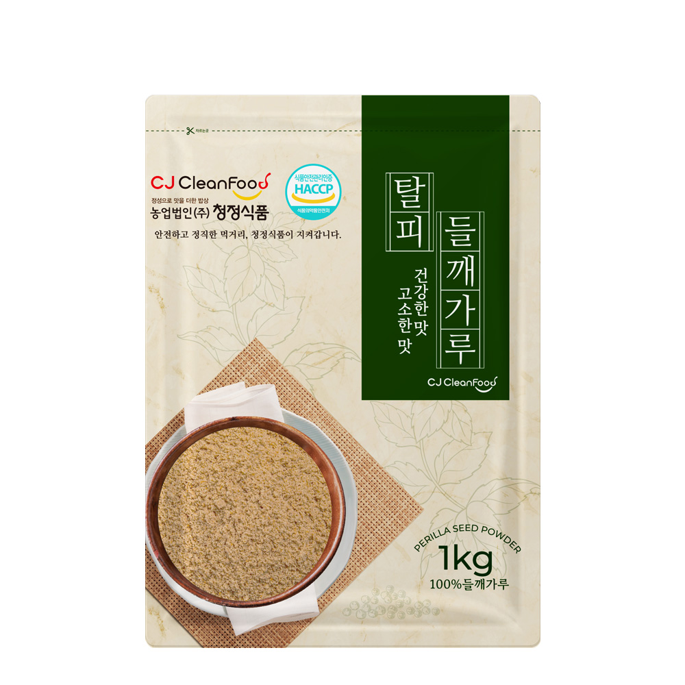 HACCP 청정식품 껍질째 들깨가루 거친 1kg : 따봉쇼핑