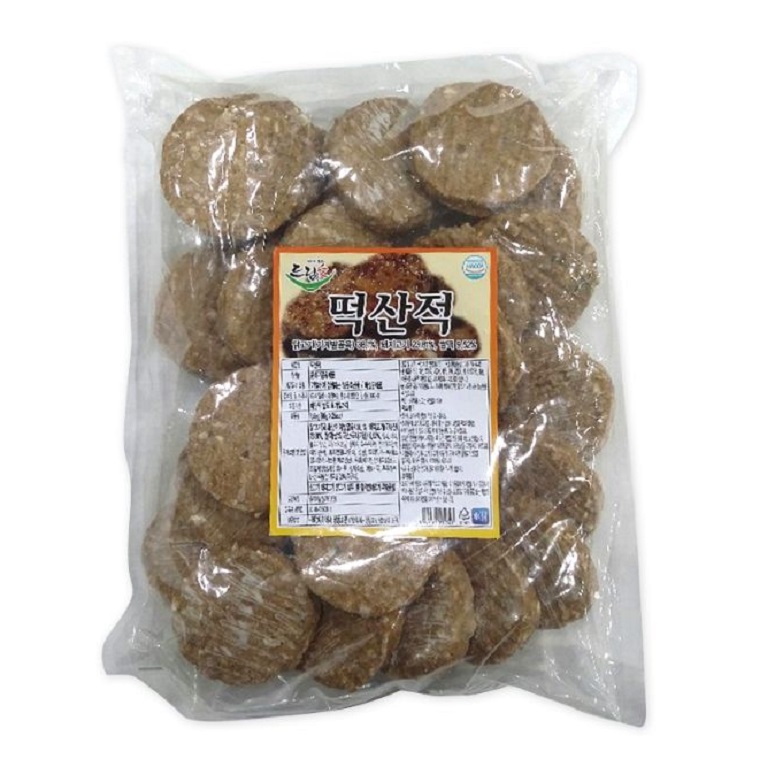 씨밀레 떡산적 1.5kg (60g x 25입) 떡갈비 너비아니 : 그린푸드마켓