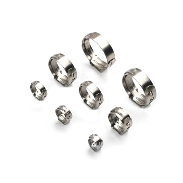304 스테인레스 스틸 싱글 이어 스텝리스 호스 클램프, 5.8-23.5mm 신치 링, 45 PCs, 80PCs : 오션글로벌22