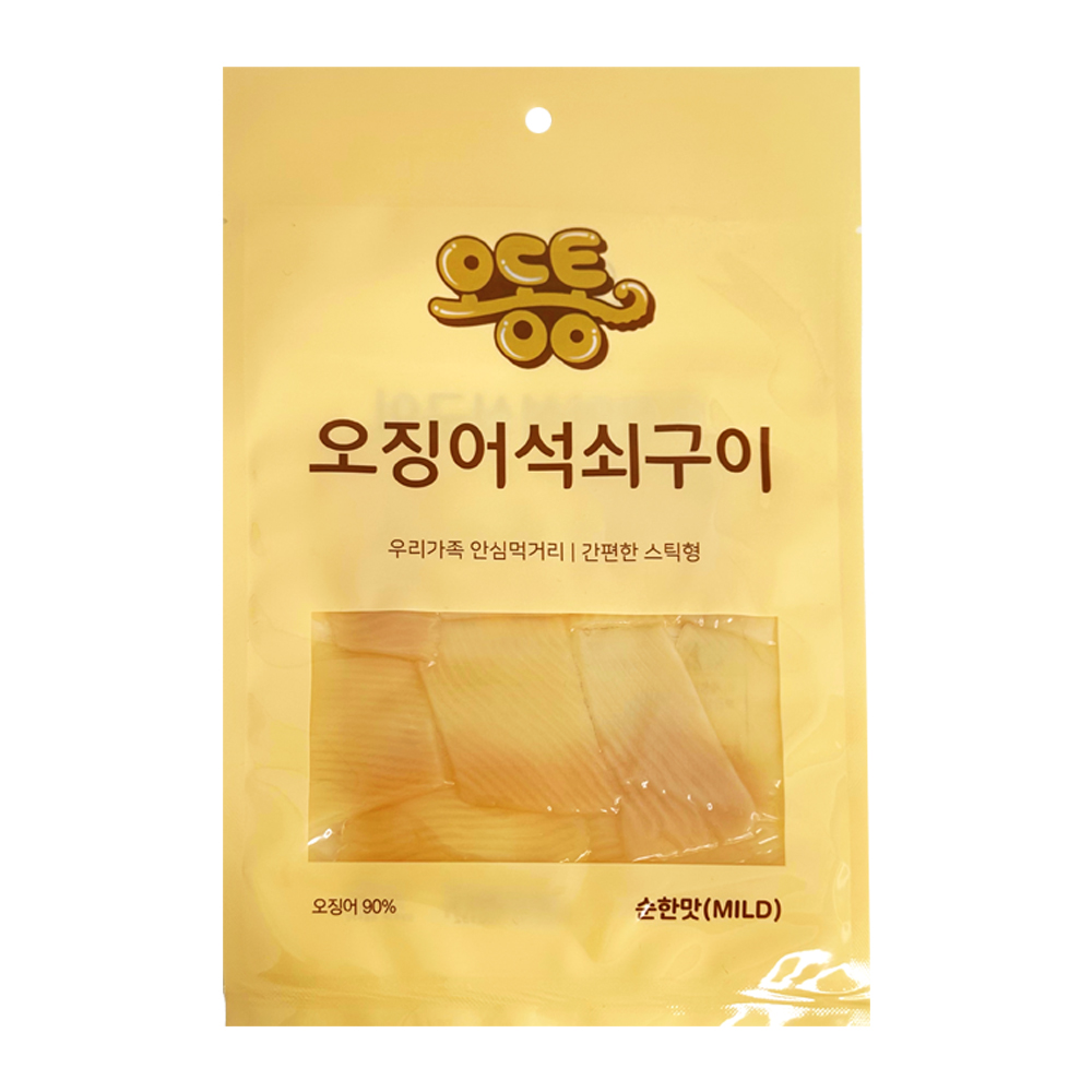 오동통 오징어 석쇠구이 순한맛 60g : 큰손-BIGHAND