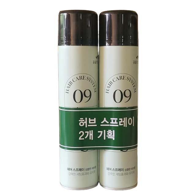 꽃을든남자 스타일리쉬 09 헤어케어 시스템 스프레이 상큼한 허브향 300ml : 지기샵