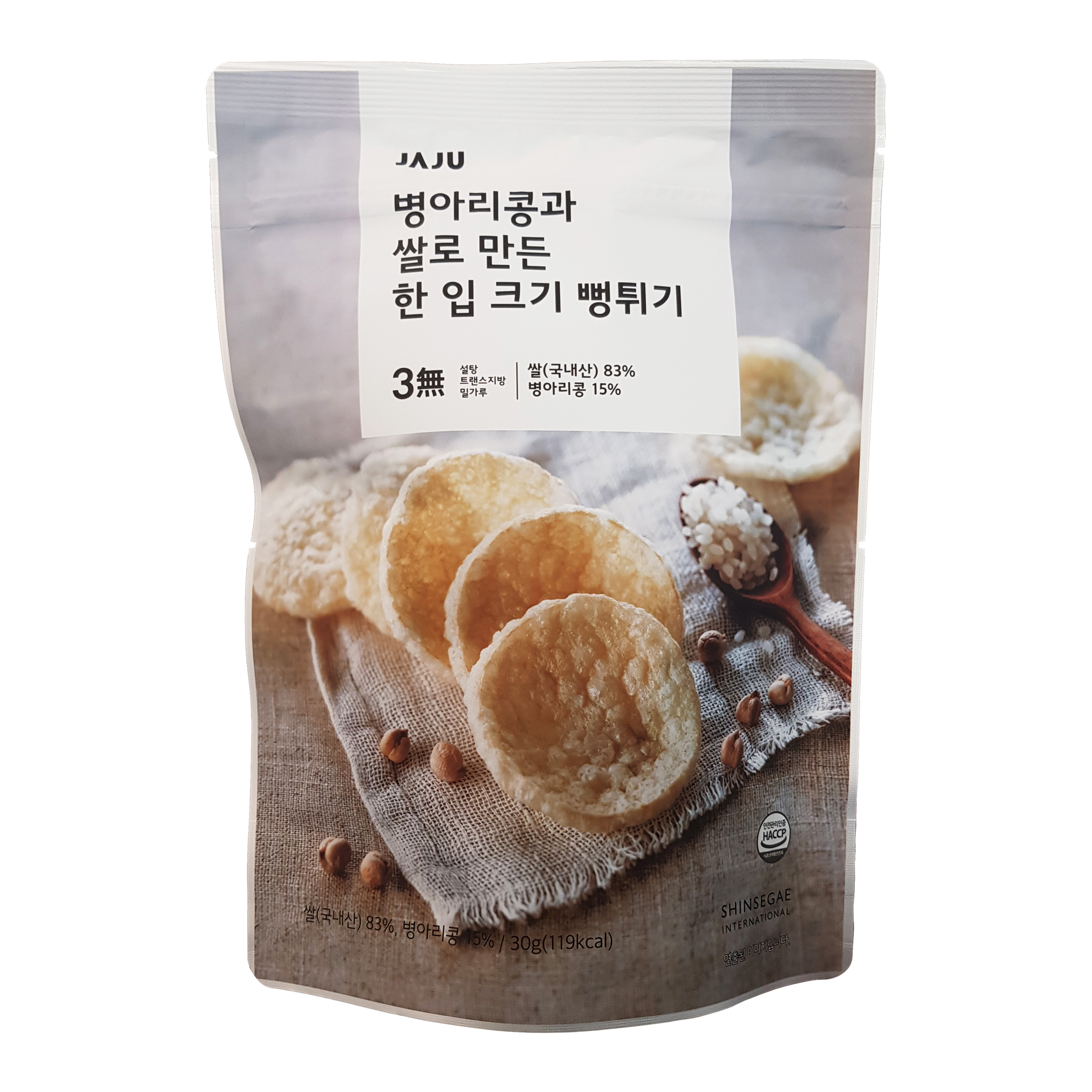 자주 병아리콩과 쌀로 만든 한입크기 뻥튀기 30g : 아임 포유