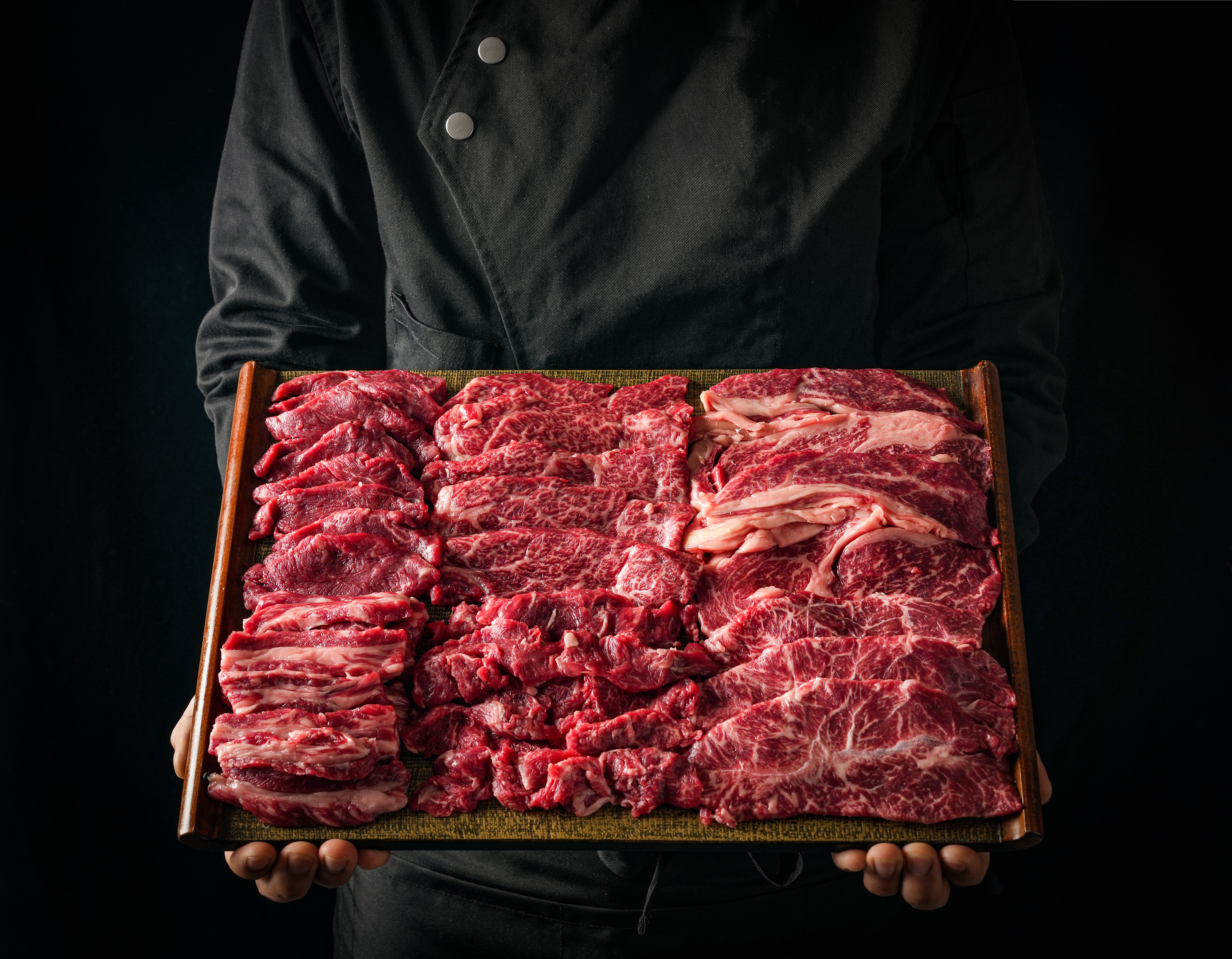 농협안심한우 원뿔 투뿔 프리미엄 모듬세트 900g 등심 안심 채끝 부채 제비추리 구이용 : FMFOOD